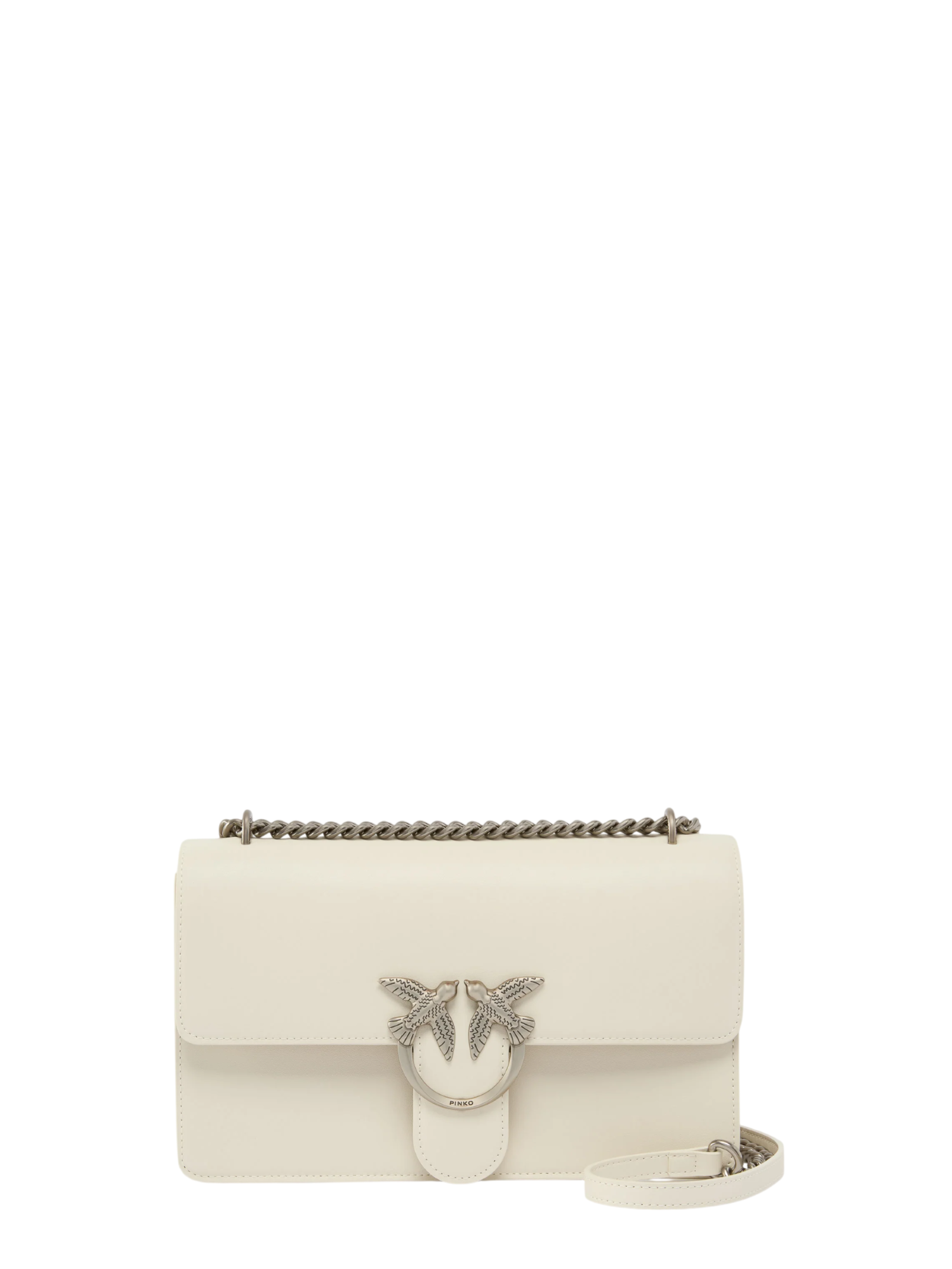 Pinko borsa Love Bag Classic One Simply in pelle bianco latte oro 100941-A0F1 Z14O PINKO 