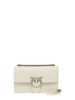 Pinko borsa Love Bag Classic One Simply in pelle bianco latte oro