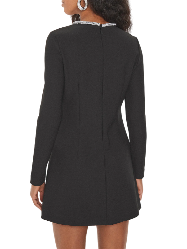 Marciano Guess abito corto Gabriella con dettagli gioiello nero 4YGK39-6869Z JBLK Marciano GUESS 