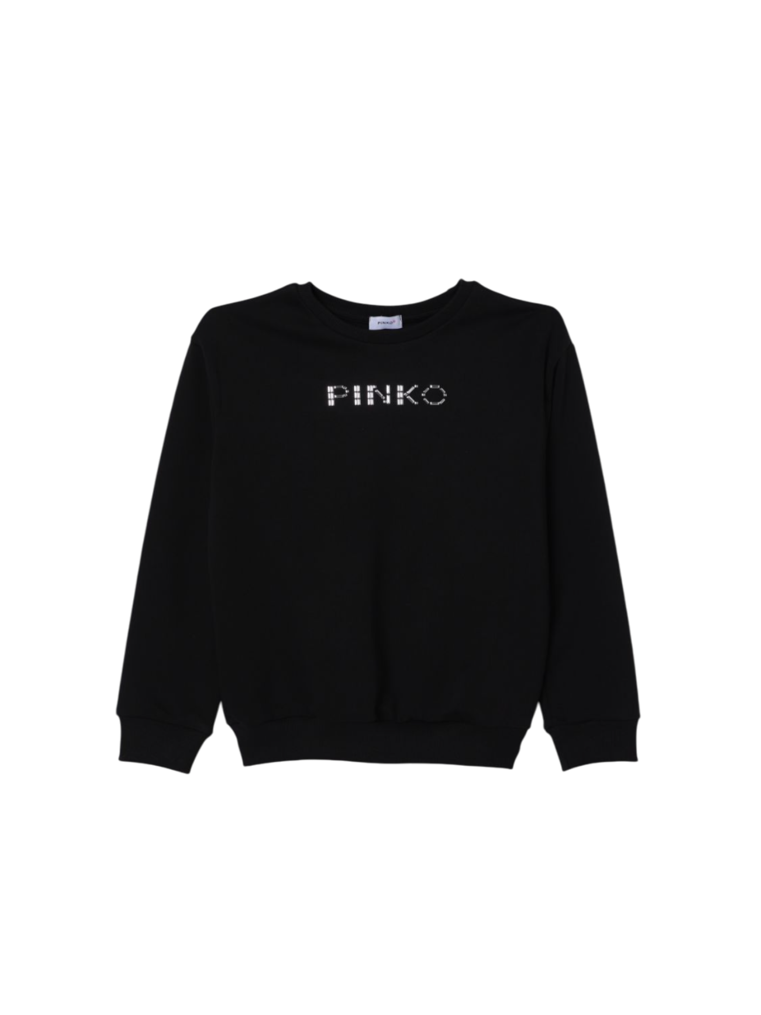 Pinko felpa bambina con logo gioiello nero KFFE011CFE014 D866 PINKO KIDS 