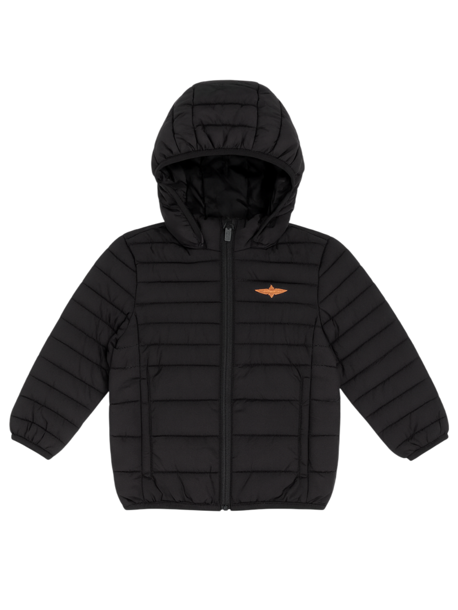 Aeronautica Militare giubbino imbottito bambino con cappuccio nero 252AB0001A N01 AERONAUTICA MILITARE 