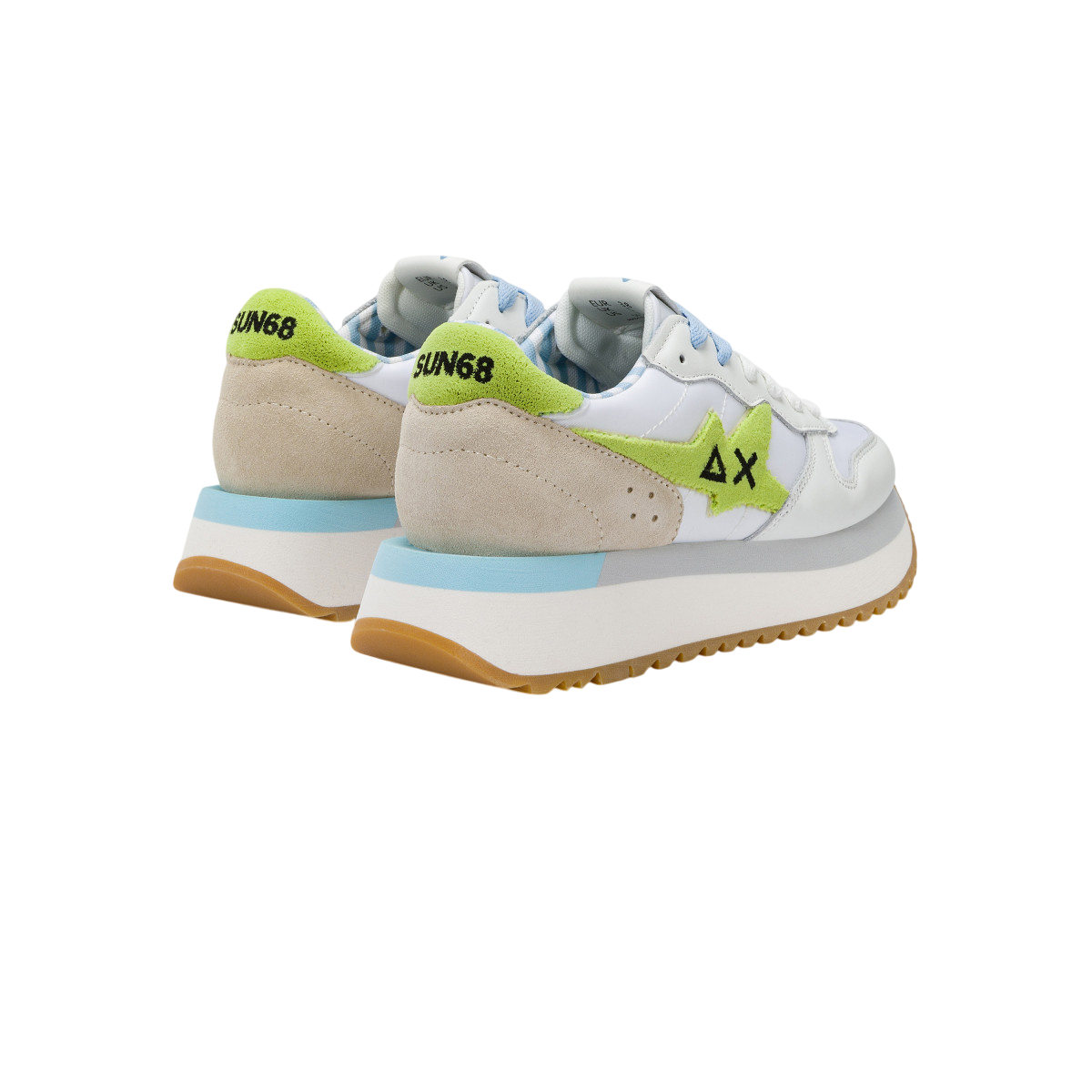 SUN68 Z35215BIANCO-LIME