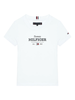 Tommy Hilfiger T-shirt manica corta con logo Monotype bianco