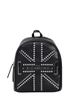 John Richmond zaino bambina Singoli in ecopelle con strass nero
