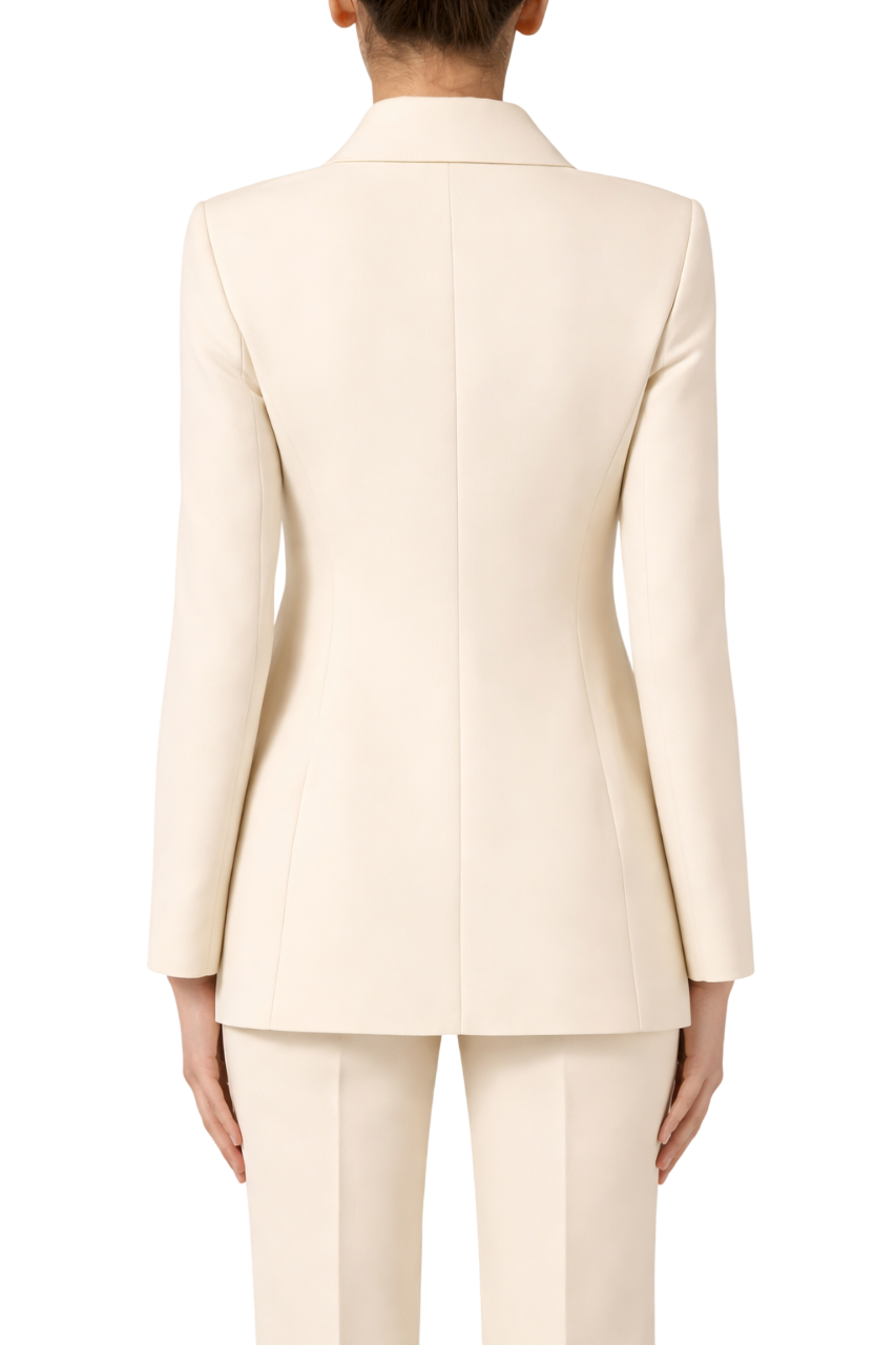 Sandro Ferrone giacca blazer doppiopetto panna S18XBFRARA ECRU Sandro FERRONE 
