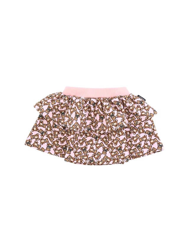Moschino gonna neonata con orsetti all over rosa MDJ01N-LDB5C 84922 MOSCHINO 