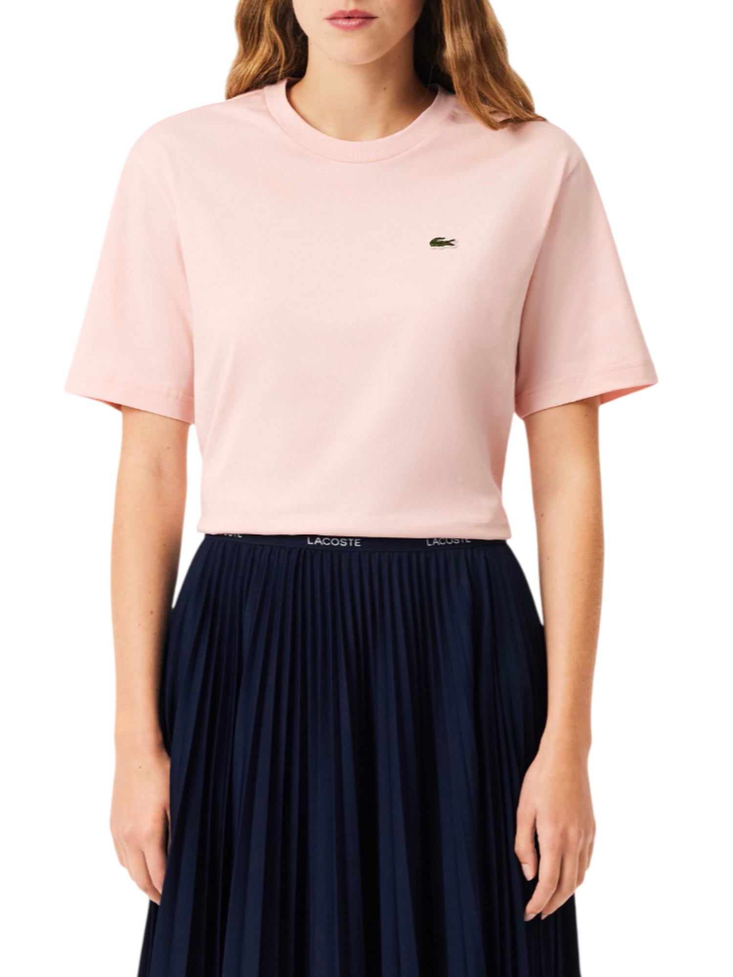 Lacoste T-shirt manica corta in jersey rosa TF7215 ADY LACOSTE 