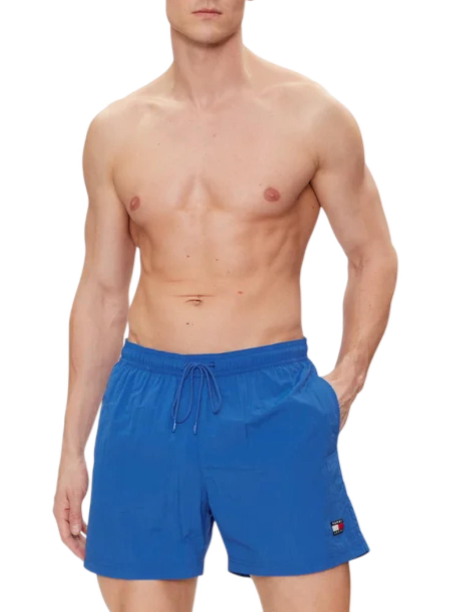 Tommy Hilfiger boxer mare in nylon azzurro UM0UM03147 C6P Tommy Hilfiger beachwear 