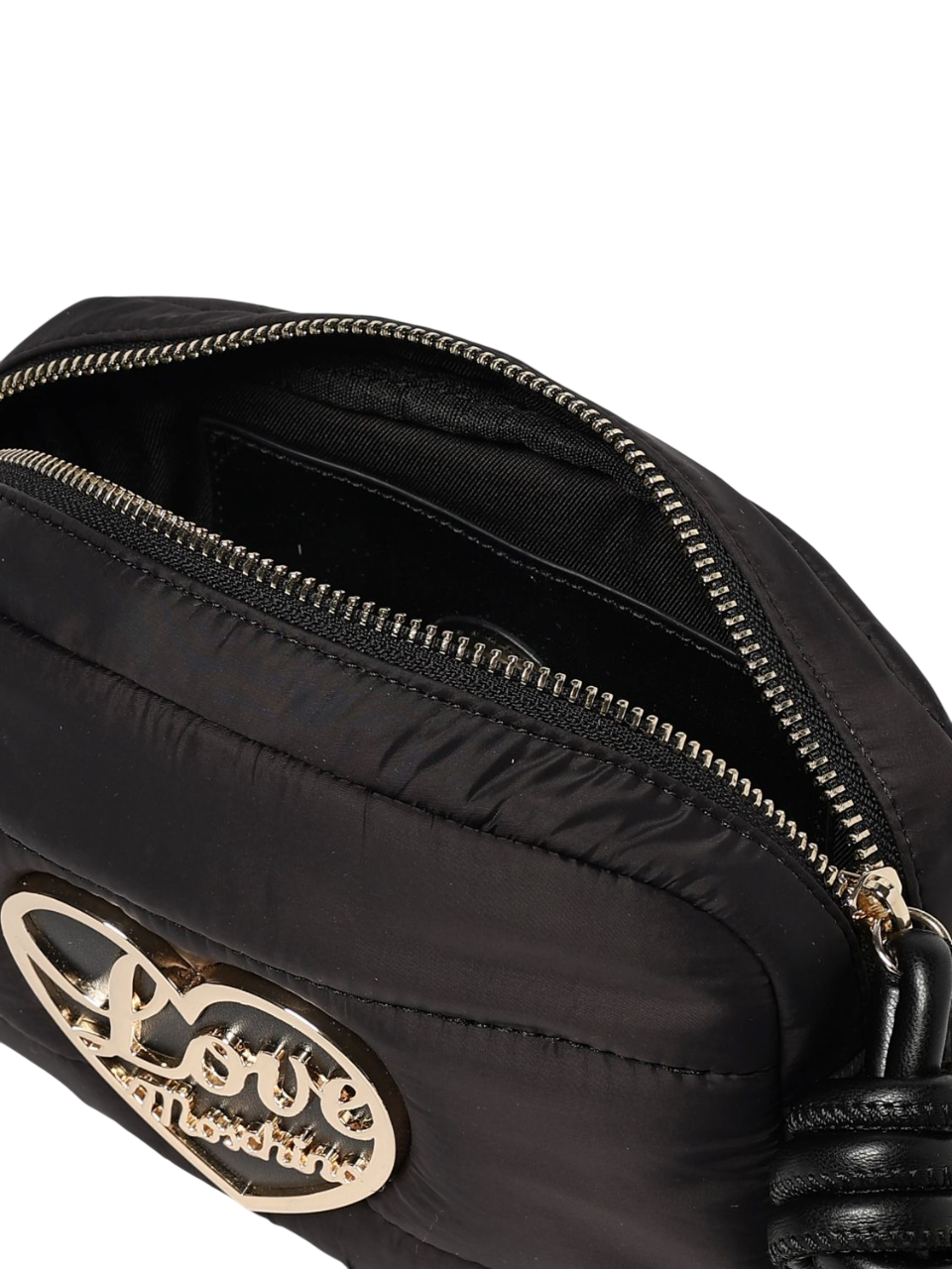 Love Moschino borsa a tracolla in nylon trapuntato nero JC4352PP0N-KY1 00A MOSCHINO LOVE 