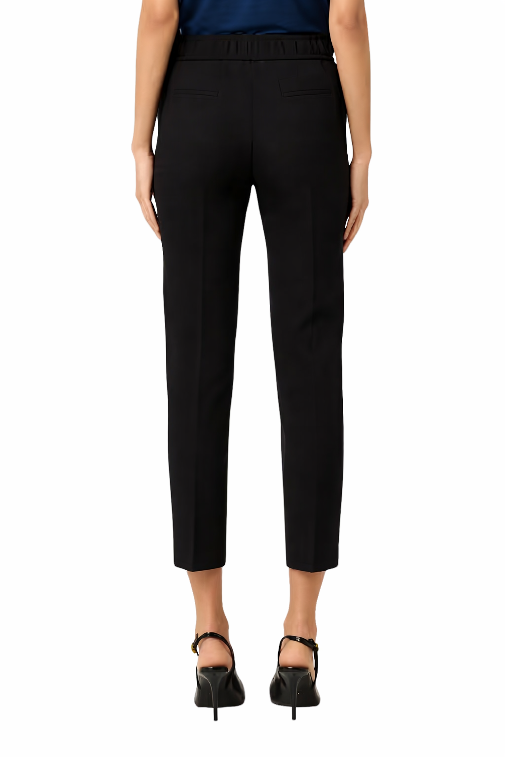Sandro Ferrone pantaloni donna slim crop nero S39XBFBACIOTEC NERO Sandro FERRONE 