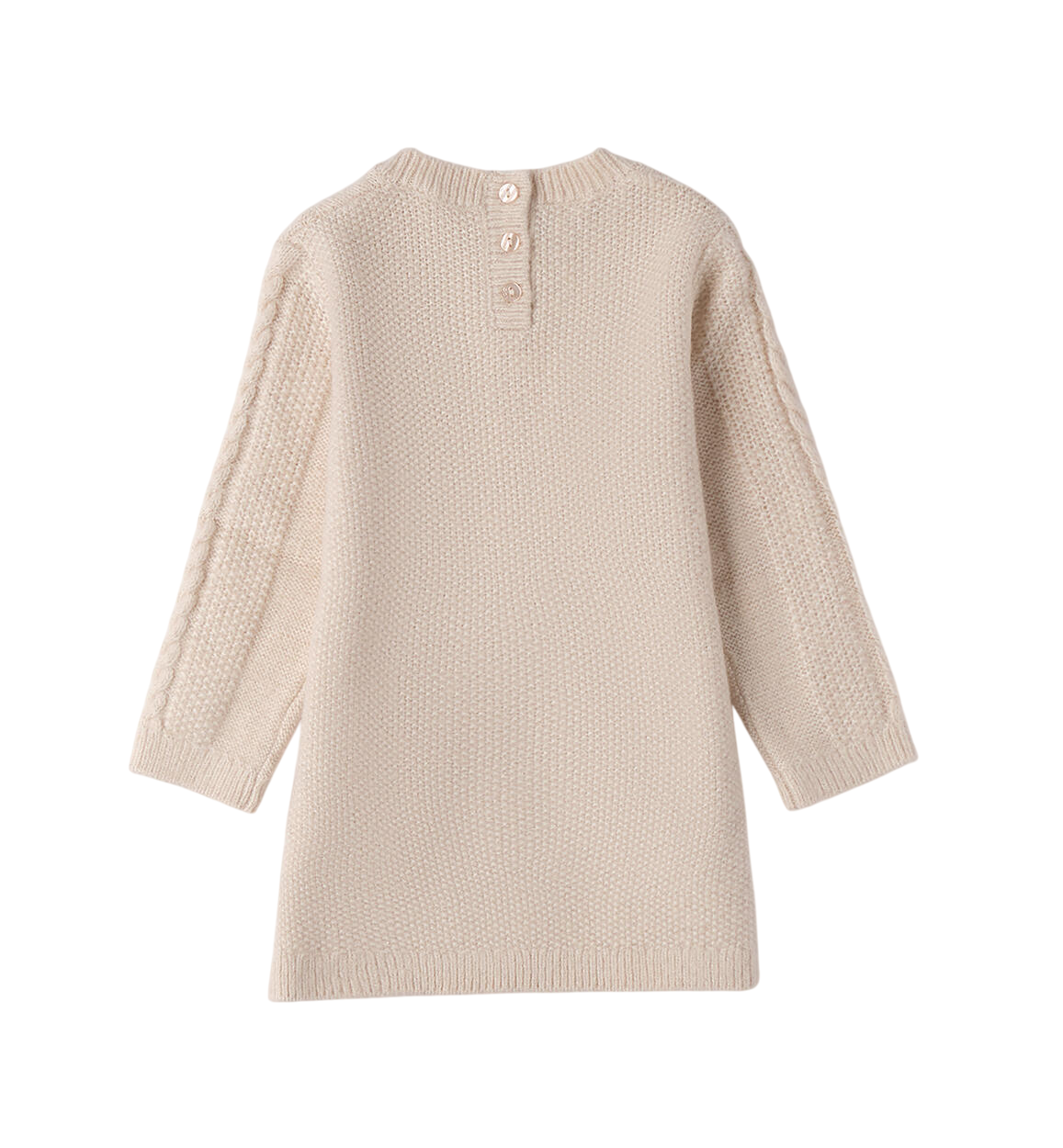iDo abito bambina in maglia panna 4F376 2911 iDO 