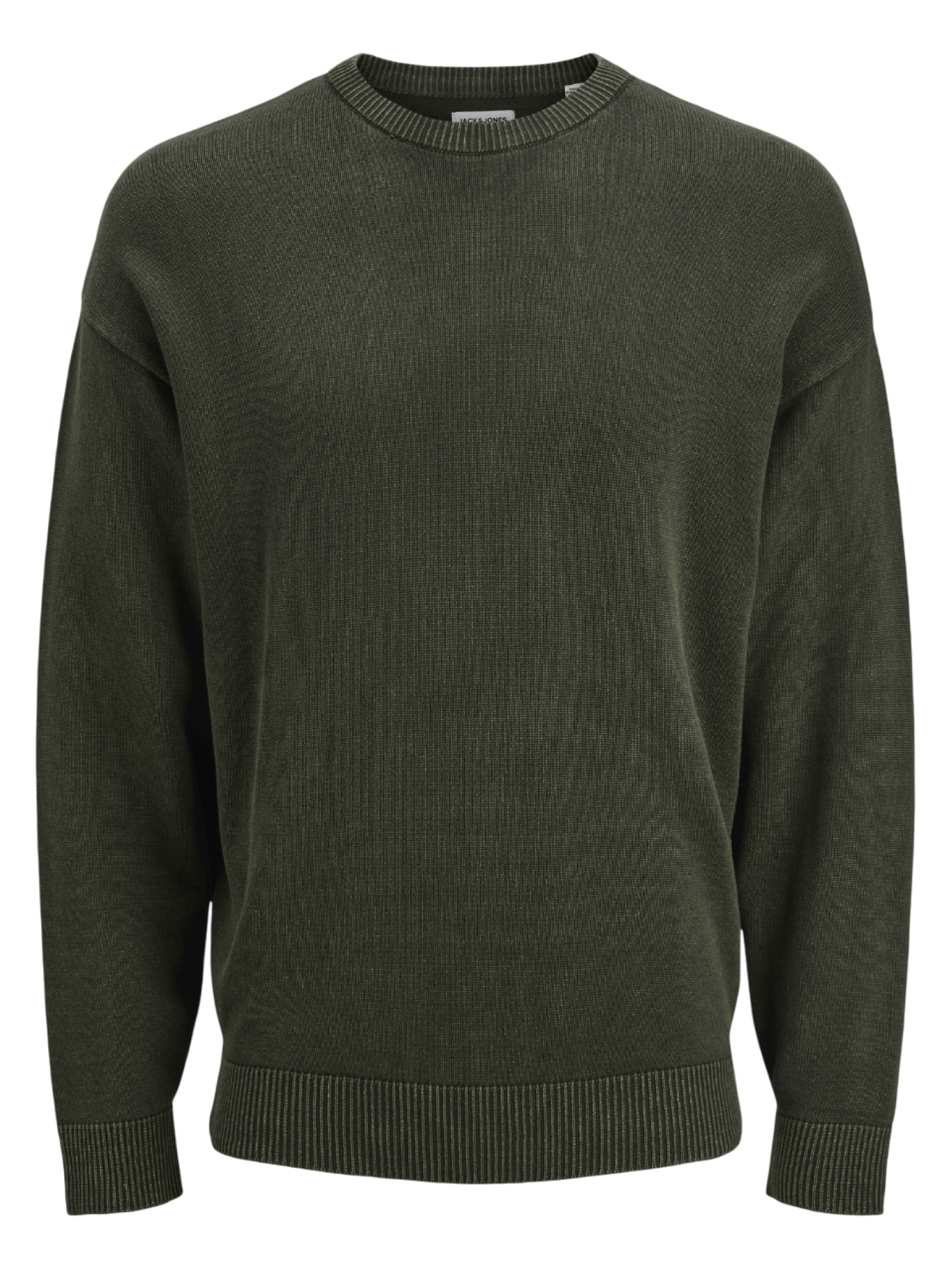 Jack&Jones maglia uomo in cotone verde militare 12278902 DUFFEL BAG JACK&JONES 