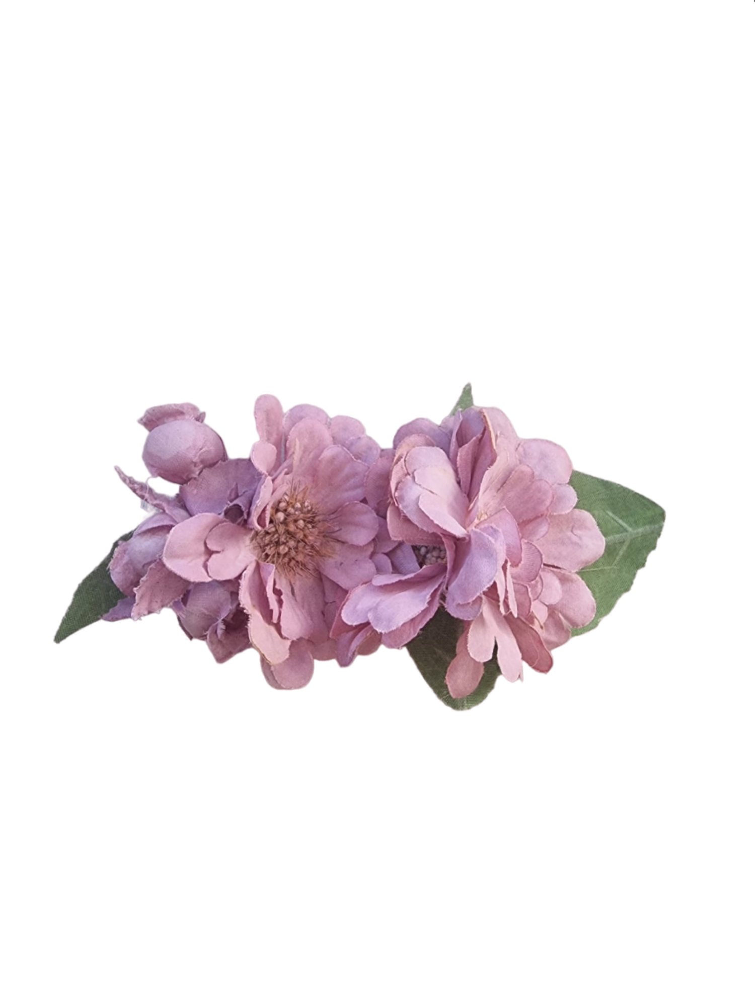 Mimilù fermaglio capelli con fiori malva 927ACC UNI MImilù 