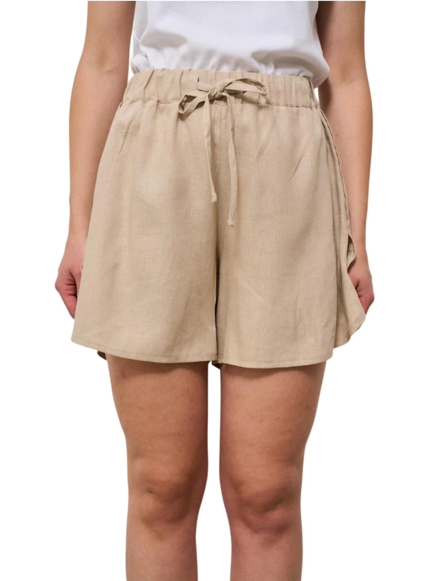 Vicolo shorts in misto lino beige TD2619 BEIGE VICOLO 