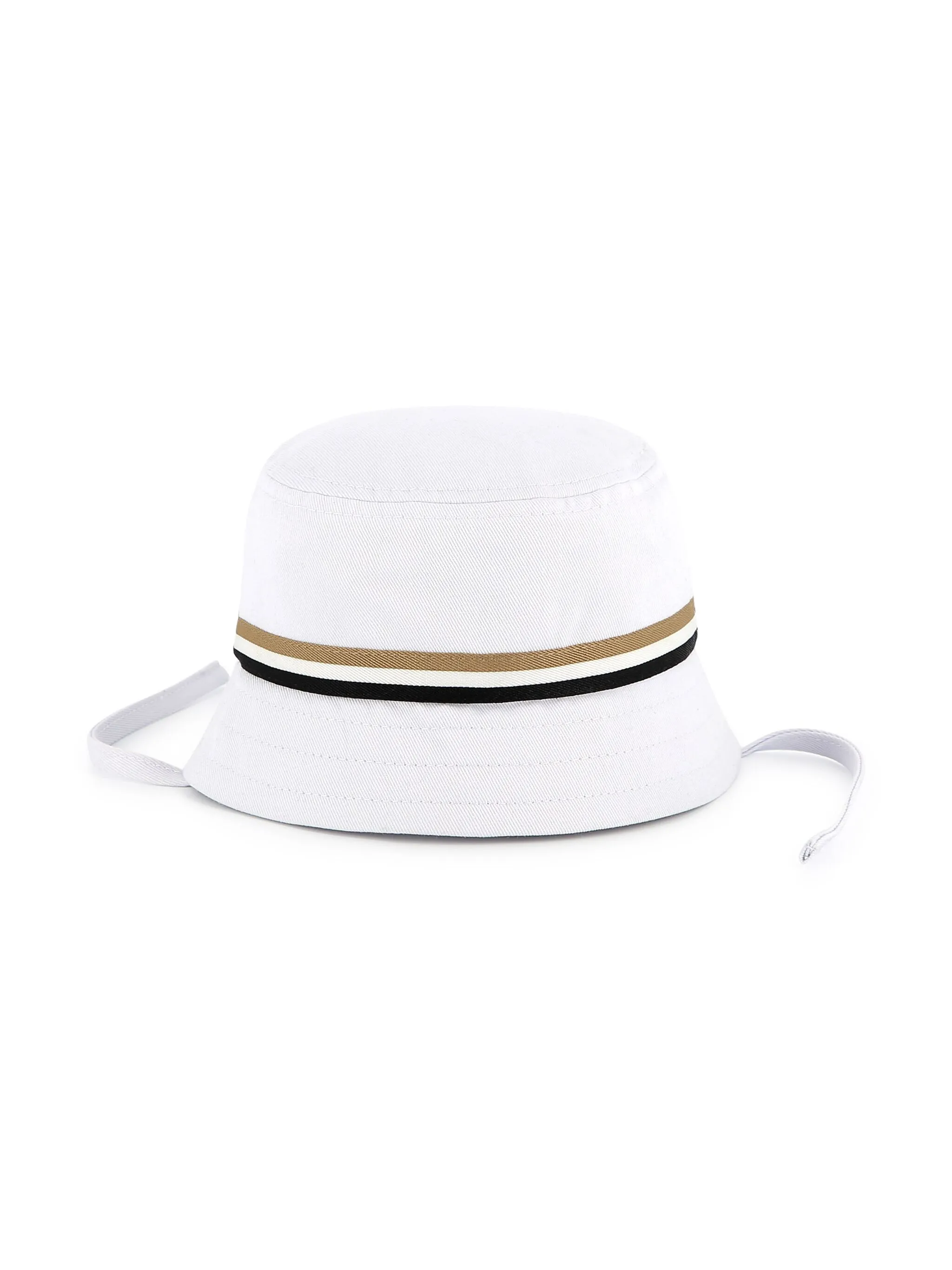 Boss cappello alla pescatora con logo bianco J51677 BIANCO BOSS 