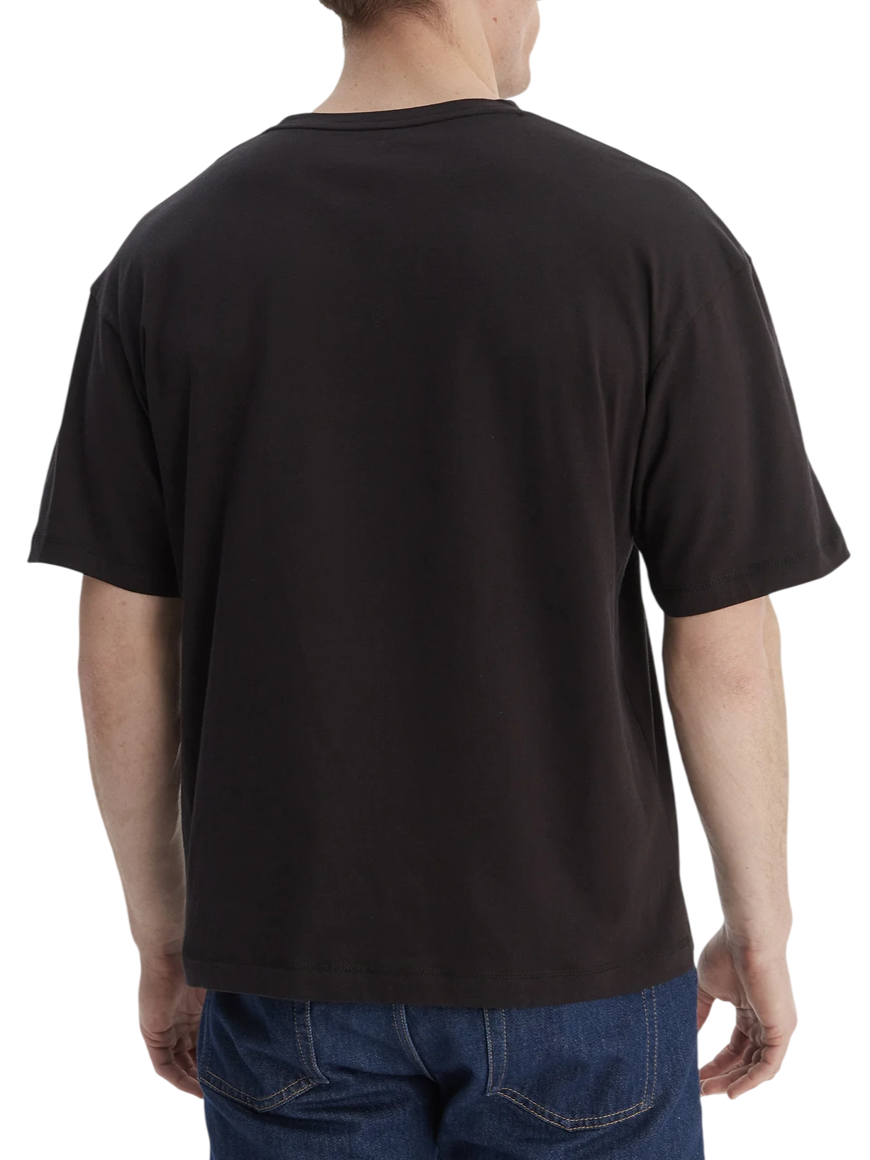 Tommy Hilfiger T-shirt manica corta uomo con logo nero UM0UM03643 BDS Tommy Hilfiger beachwear 