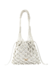Pinko borsa Handbag Mini Crystal argento