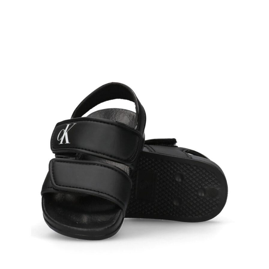 Calvin Klein Jeans sandali in gomma con logo nero V1X2-83030-1172 999 Calvin Klein Footwear 