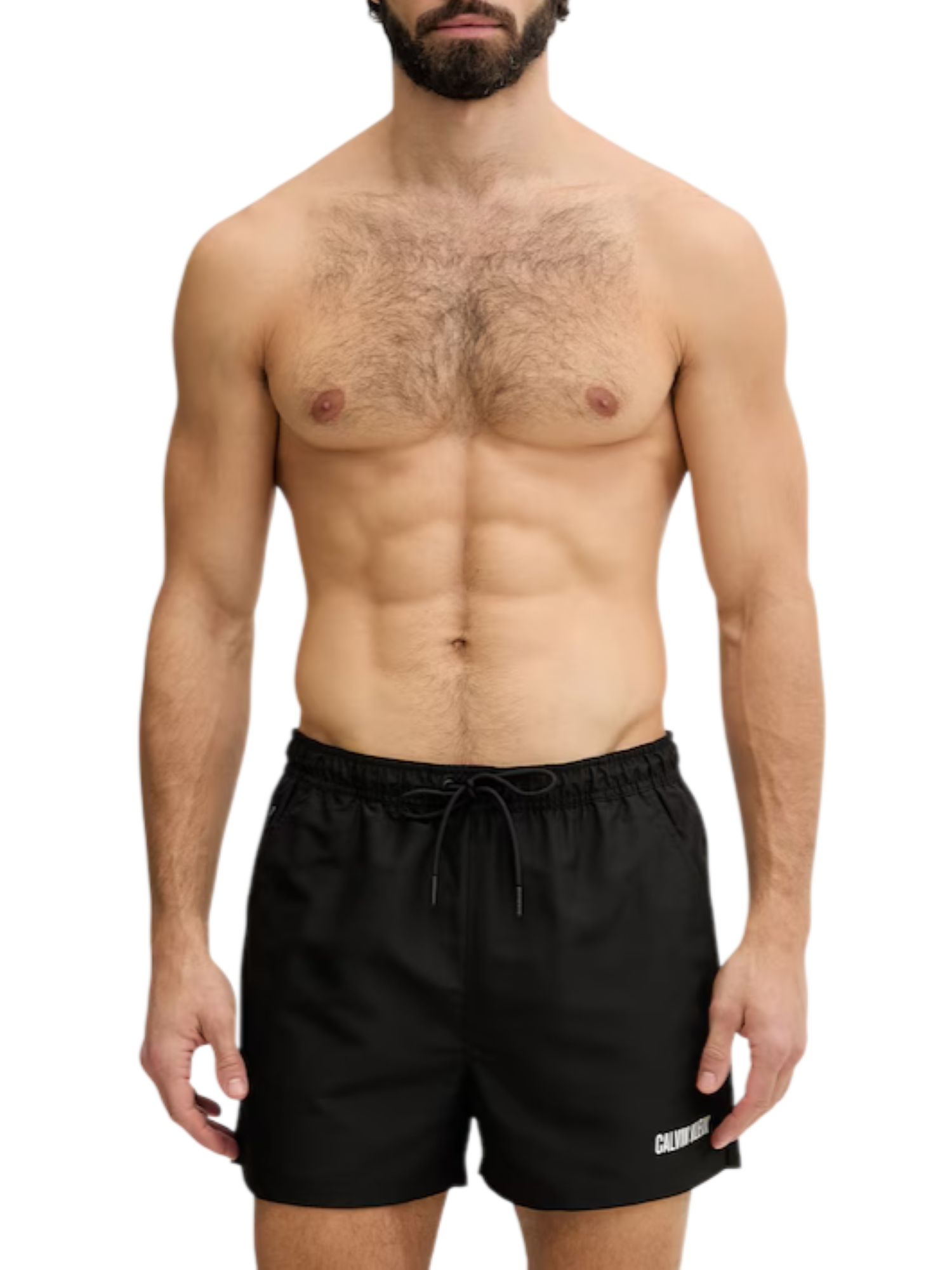 Calvin Klein boxer mare uomo con logo nero LV00N61048 UB1 Calvin Klein Beachwear 