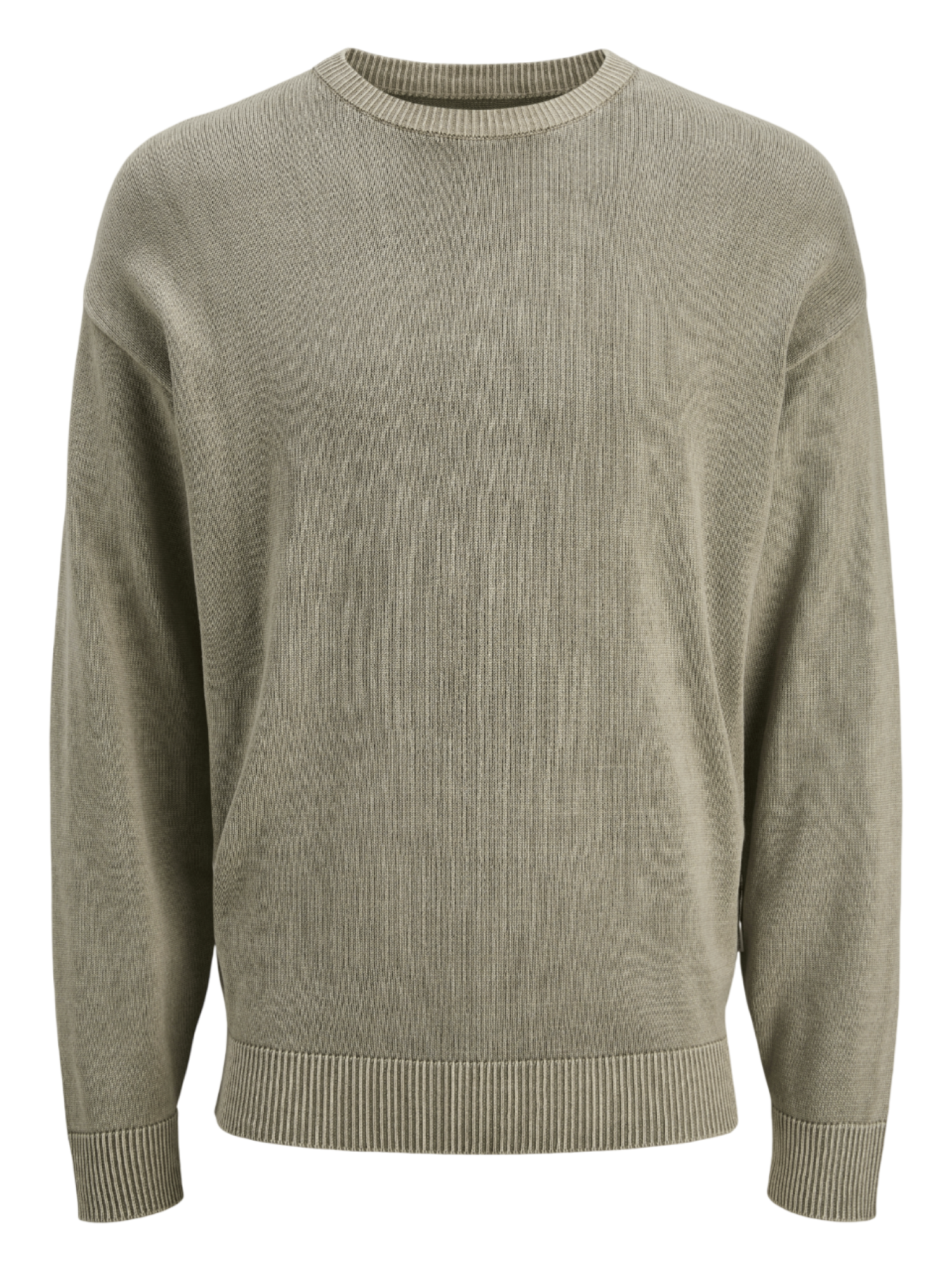 Jack&Jones maglia uomo in cotone beige 12278902 SILVER SAGE JACK&JONES 
