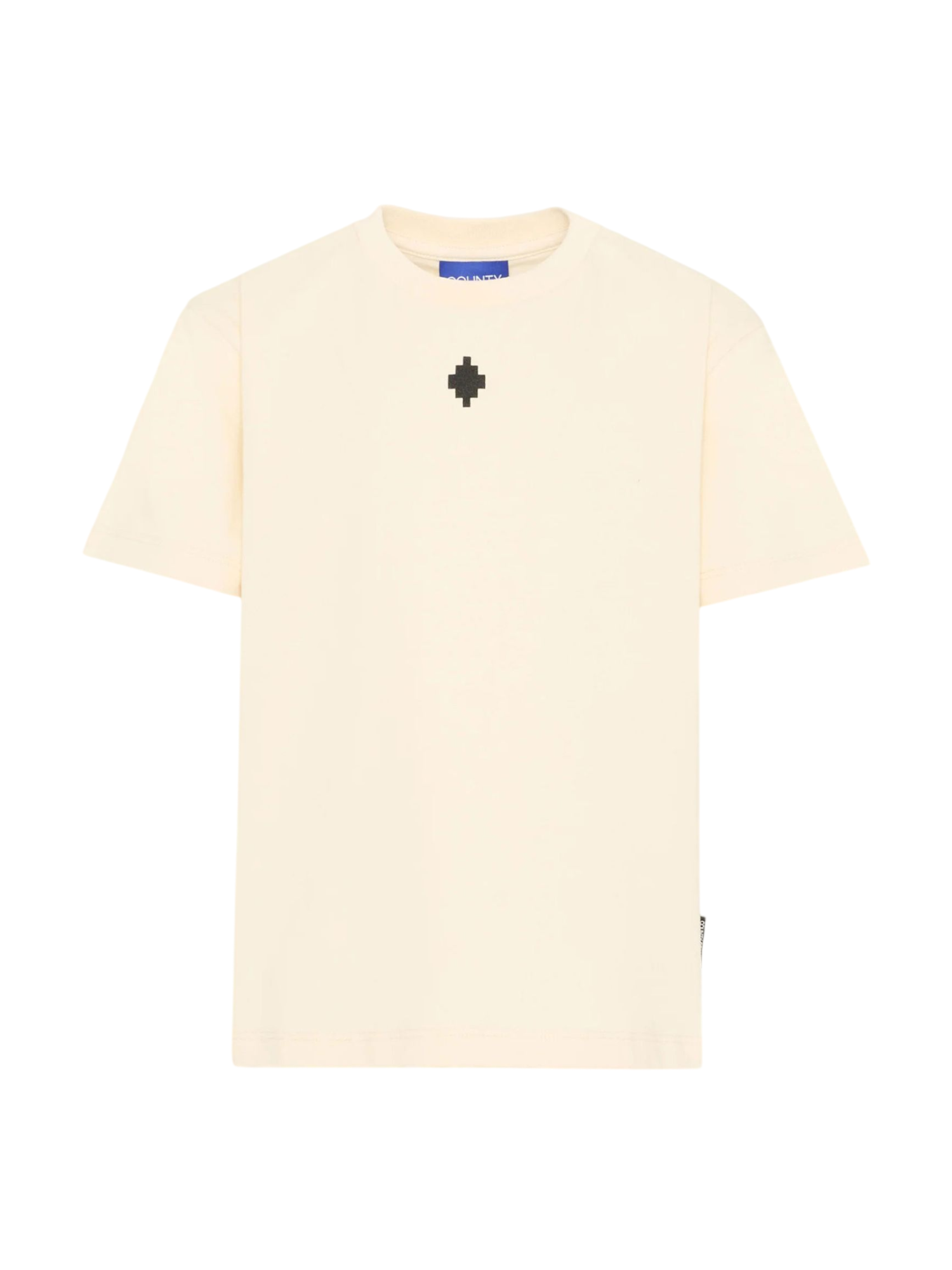 County of Milan T-shirt bambino manica corta stampa iconica panna S6CMJBTH008 412 COUNTY OF MILAN KIDS 