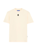 County of Milan T-shirt bambino manica corta stampa iconica panna