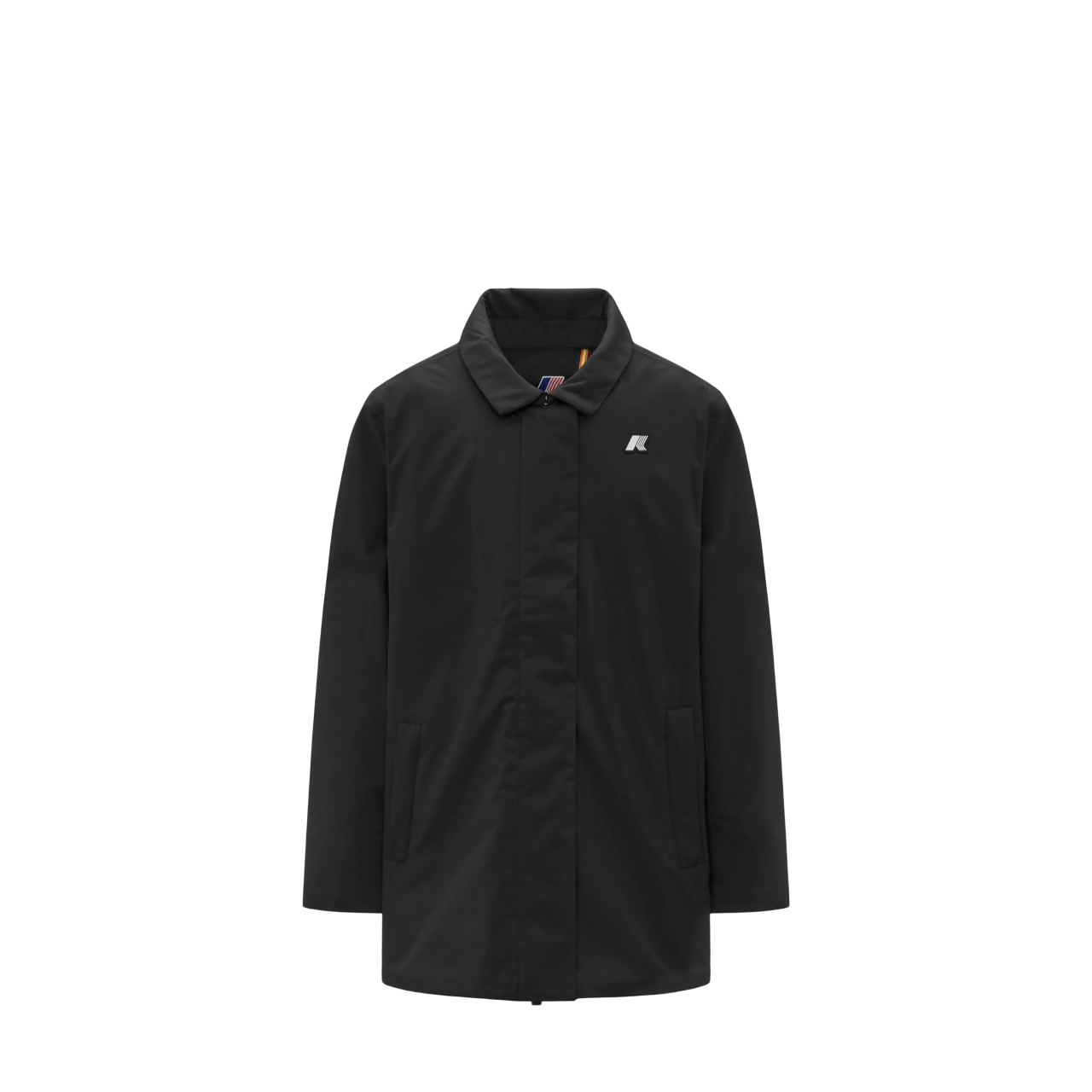 K-Way piumino lungo bambino Morese con cappuccio nero K21471W AL8 K-WAY 