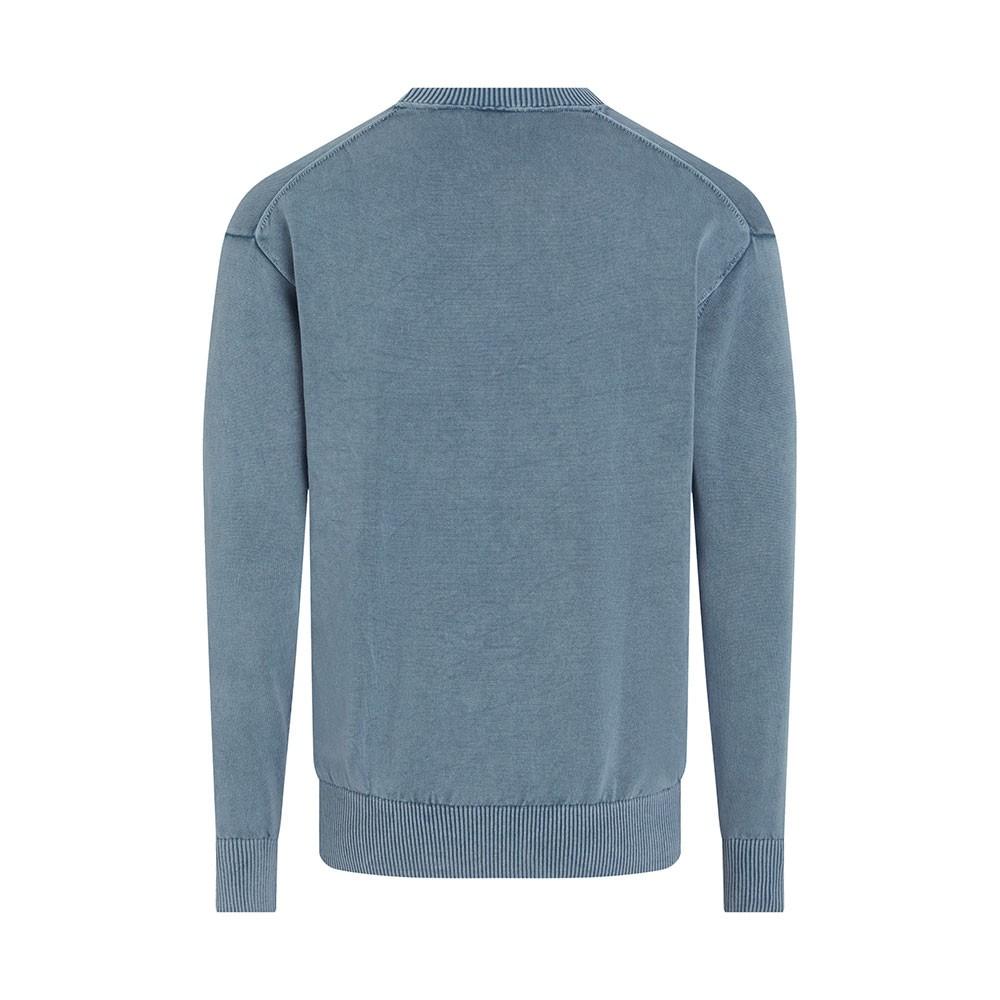 Calvin Klein Jeans maglia in cotone con logo monogram indaco J30J327278 CK1 Calvin Klein Jeans 