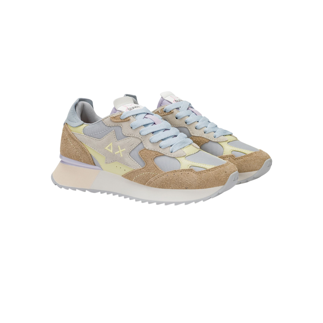 Sun68 sneakers donna Stargirl Multicolor Option multicolor Z36215 GRIGIO CHIARO SUN68 