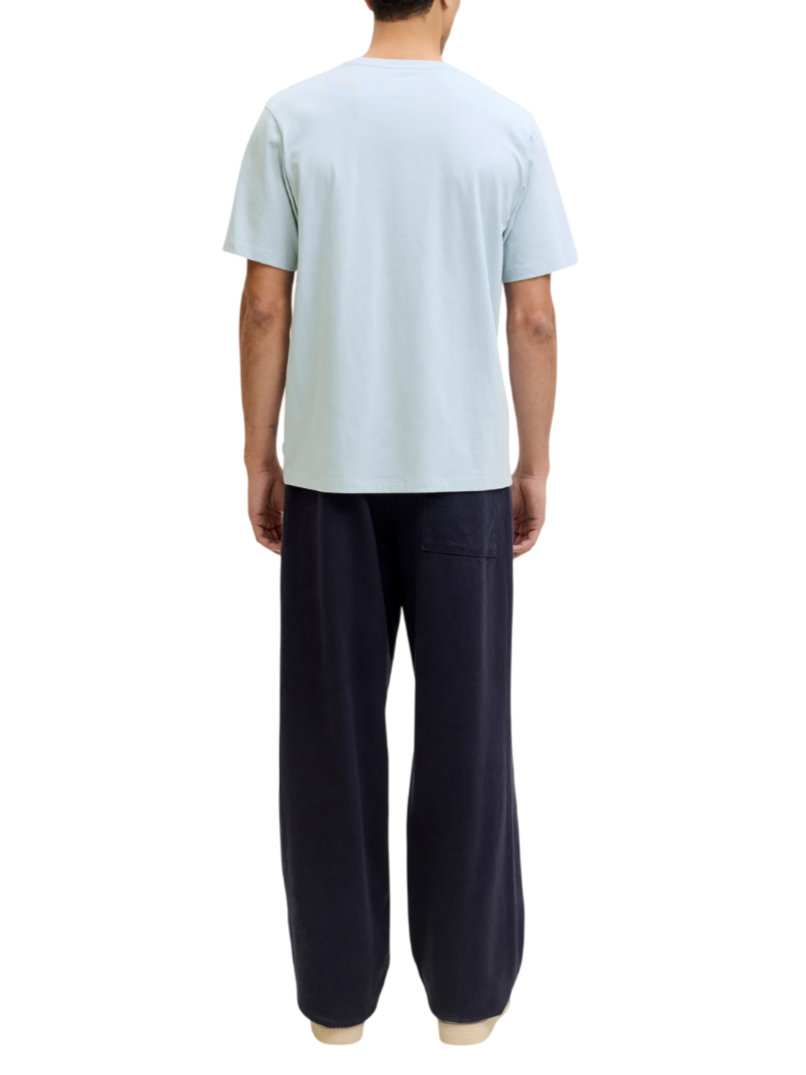 Jack&Jones T-shirt uomo manica corta celeste 12156101 CELESTIAL BLUE JACK&JONES 