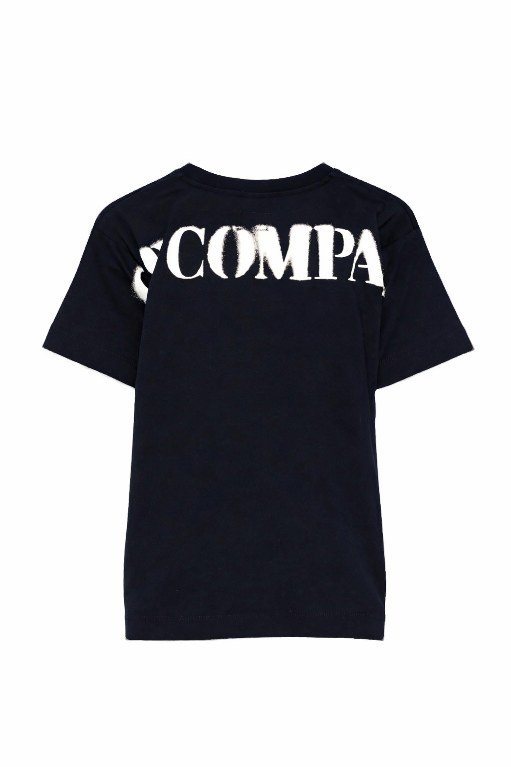 C.P. Company T-shirt bambino manica corta con logo blu scuro CUM00W-LAA17 41150 C.P. COMPANY U16 