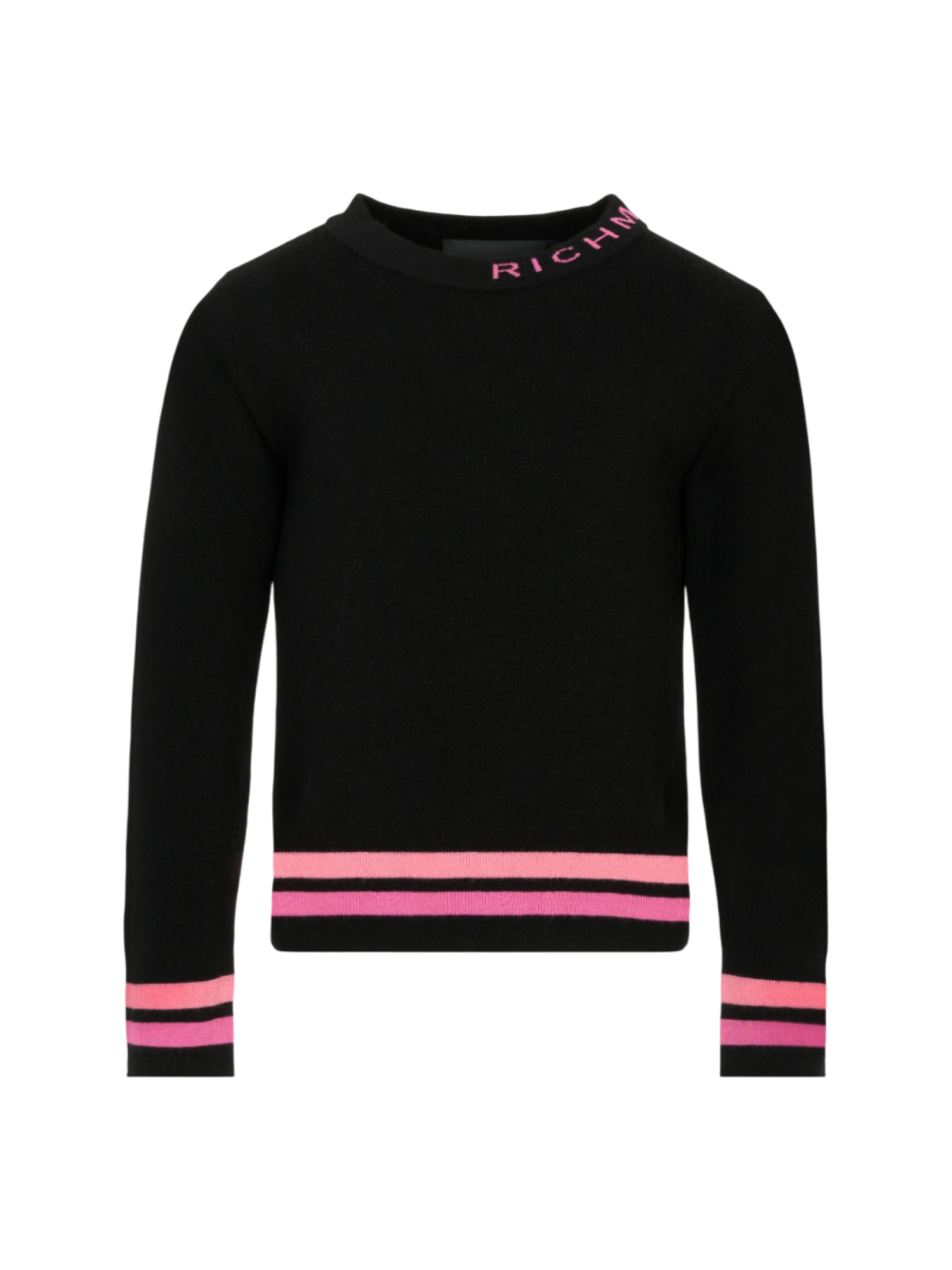 John Richmond maglia bambina Gomod con logo nero RGA25214MA BLACK John RICHMOND 