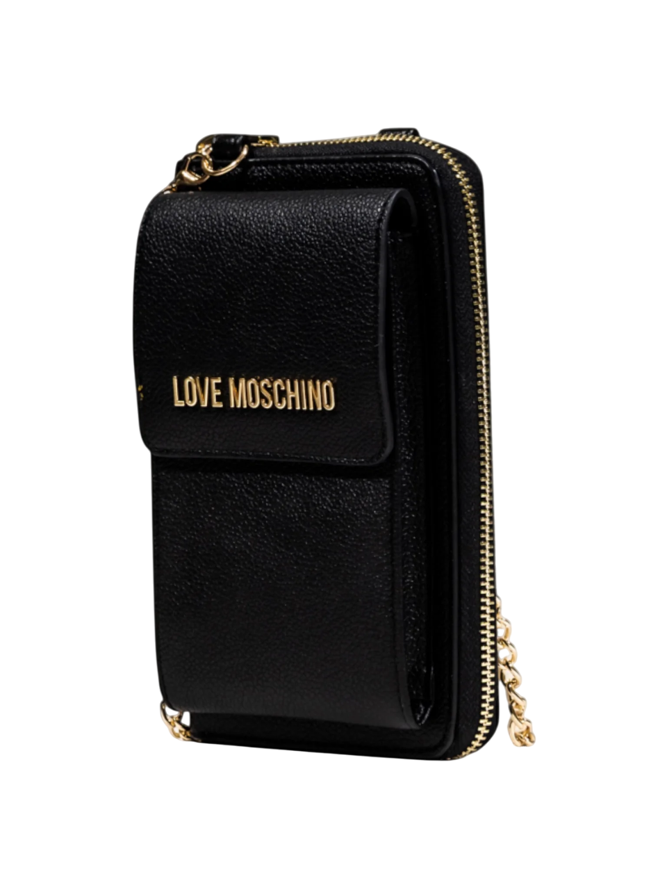 Love Moschino portafogli portacellulare in ecopelle nero JC5701PP1MLD0 000 MOSCHINO LOVE 