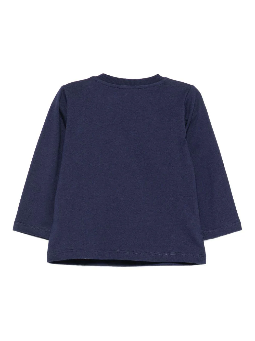 Moschino T-shirt neonato manica lunga blu MWO00R-LAA10 40016 MOSCHINO 