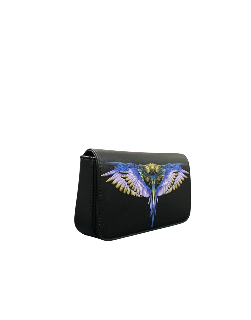County of Milan borsa a tracolla in ecopelle nero COMAF250143 NERO-BLUE WINGS COUNTY OF MILAN 