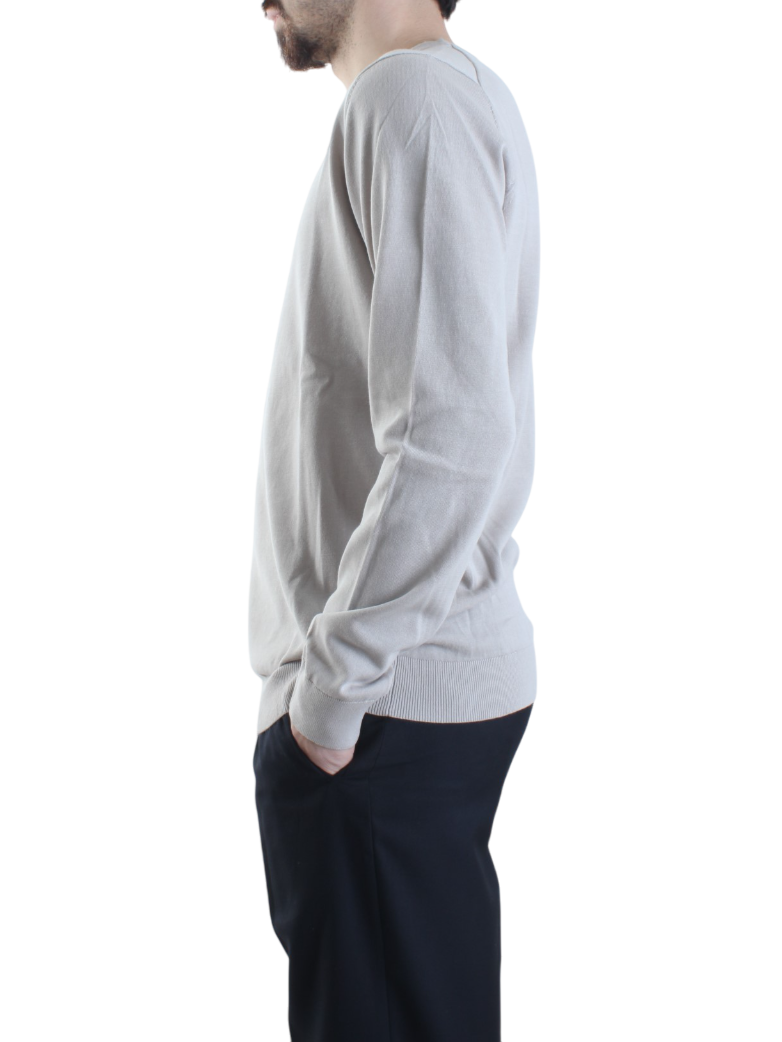 Opificio 4.0 maglia girocollo basic in cotone color corda 651011 CORDA Opificio 4.0 