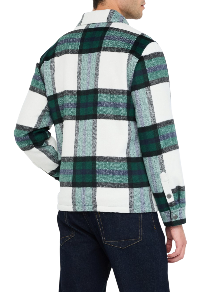 Liu Jo giacca uomo misto lana check verde panna QF5129T216A P9044 LIU JO 