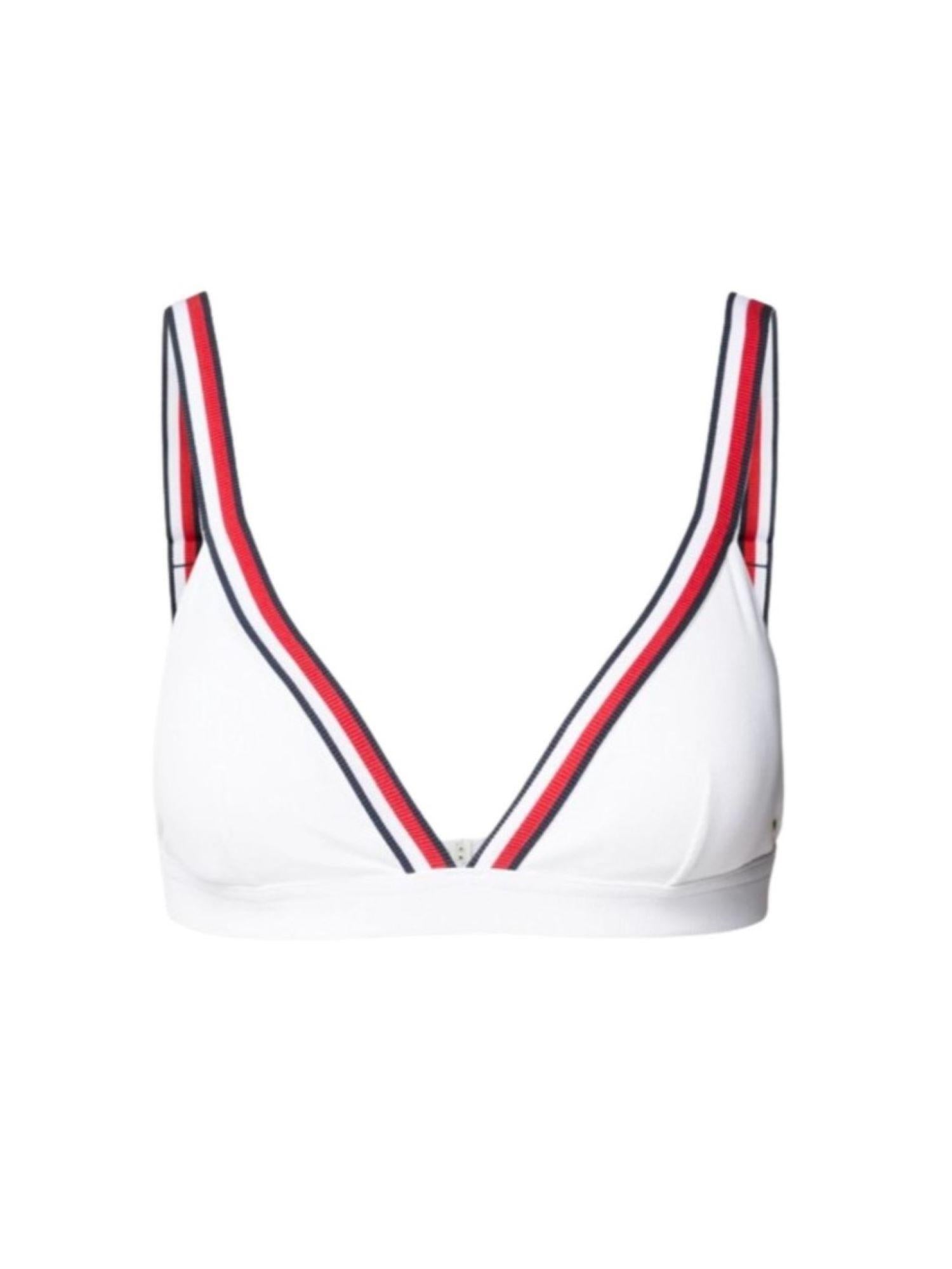 Tommy Hilfiger bikini top a triangolo bianco UW0UW05290 YCF Tommy Hilfiger beachwear 