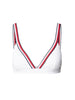 Tommy Hilfiger bikini top a triangolo bianco