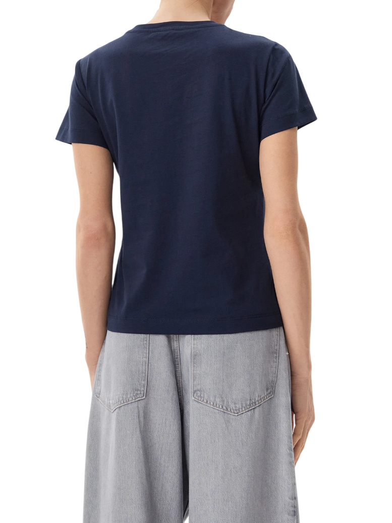 Pinko T-shirt manica corta Nambrone con logo gioiello blu 103320-A2G7 G1A PINKO 