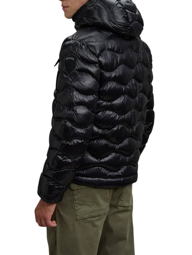 Blauer piumino uomo Bryant con cappuccio nero 25WBLUC02080-005958 999EI BLAUER 