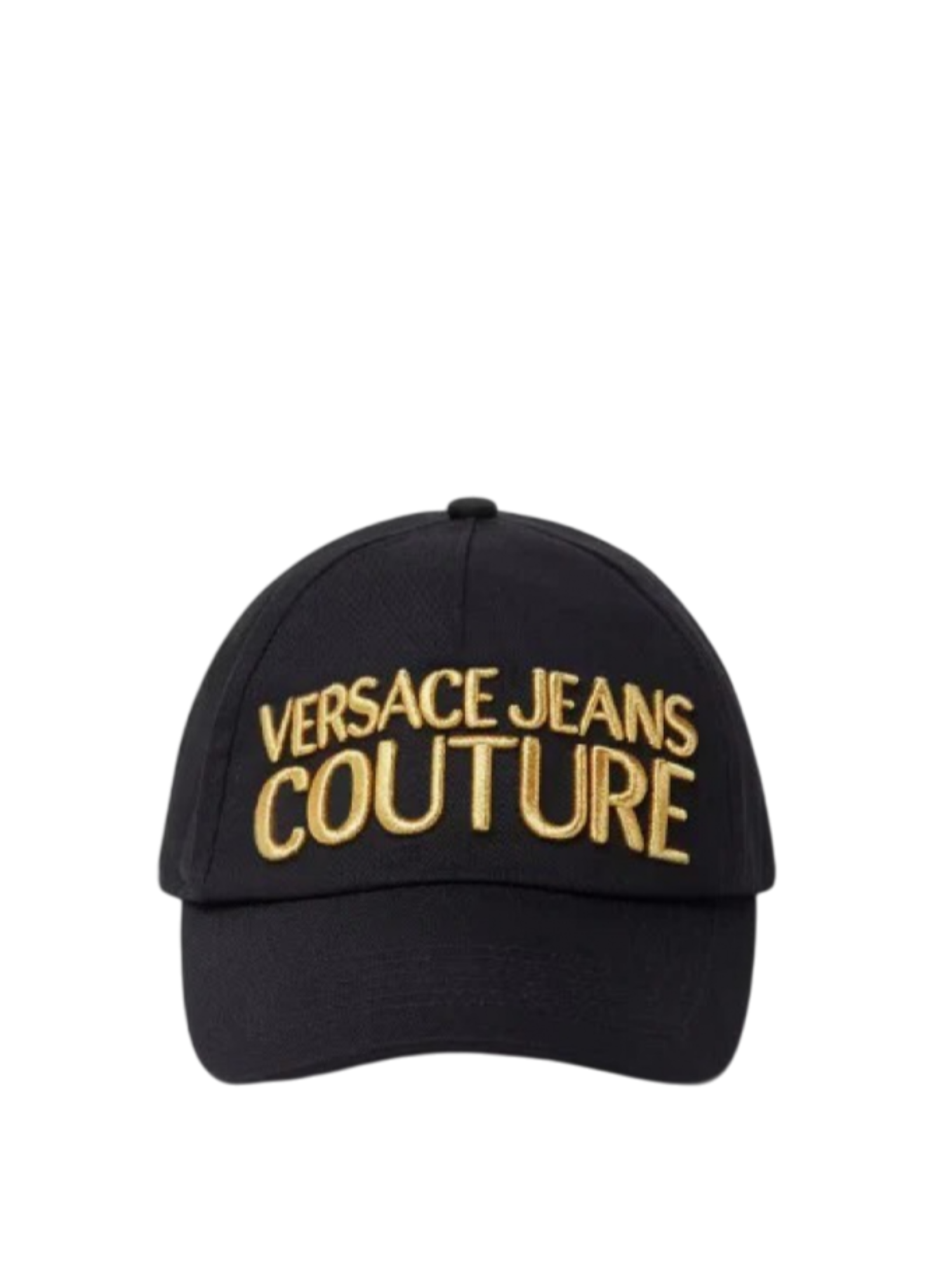 Versace Jeans Couture cappello con visiera logo ricamato nero oro 78YAZK32-ZG365 G89 VERSACE Jeans Couture 