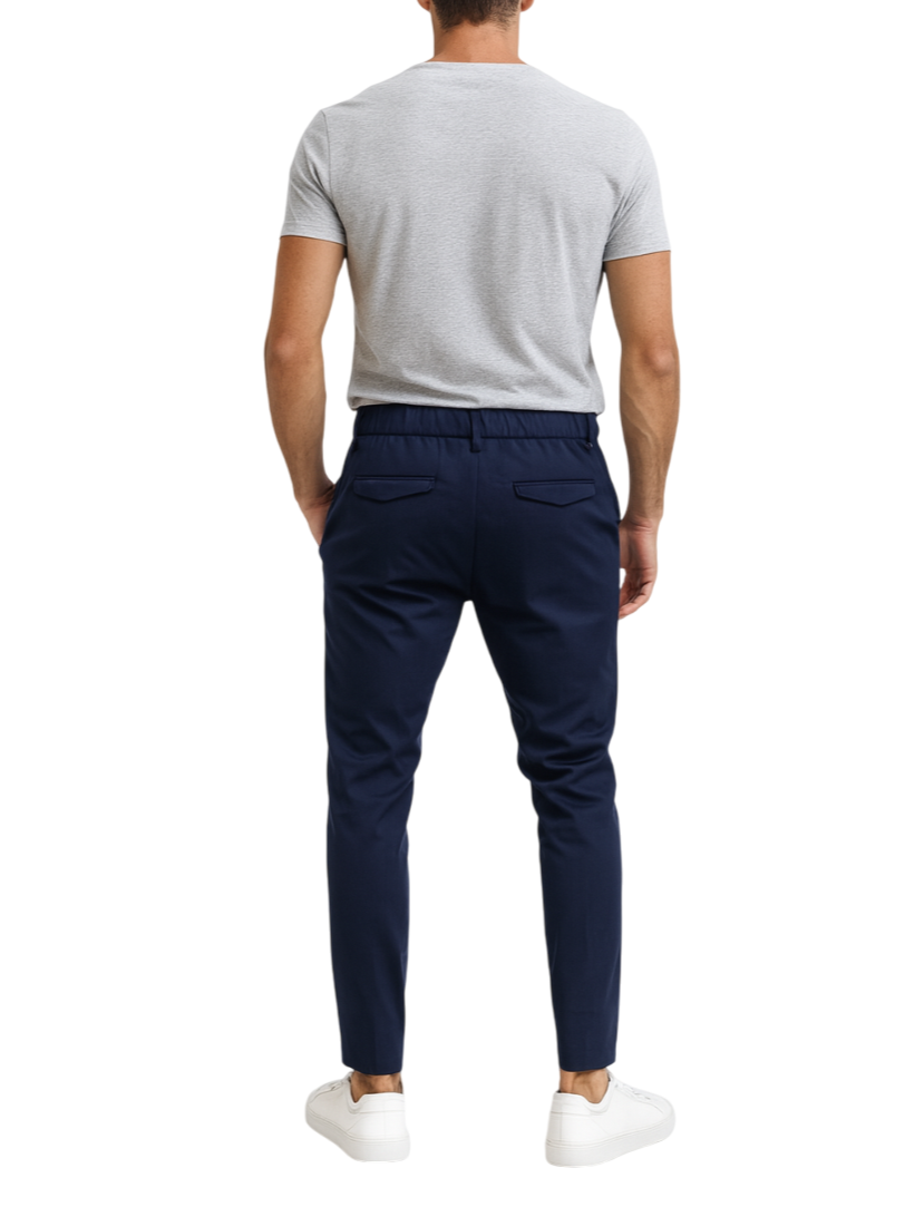 Rar pantaloni uomo slim Brando blu BRANDO-126032 BLUE SC RAR 