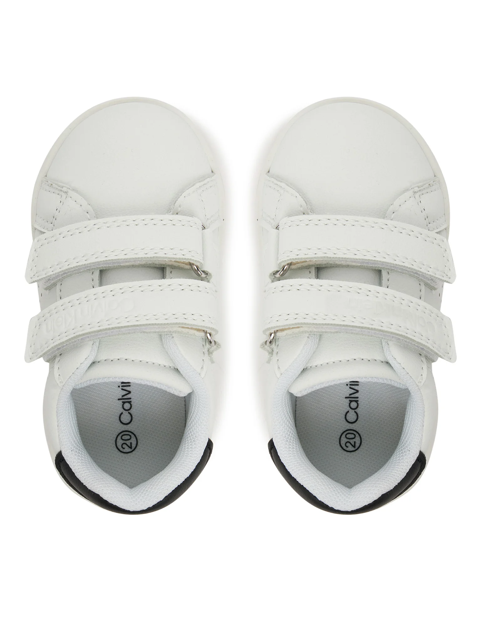 Calvin Klein Jeans sneakers in ecopelle con strappi bianco nero V1X9-82074-1355 X002 Calvin Klein Footwear 