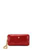 Vicolo pochette in ecopelle effetto coccodrillo rosso