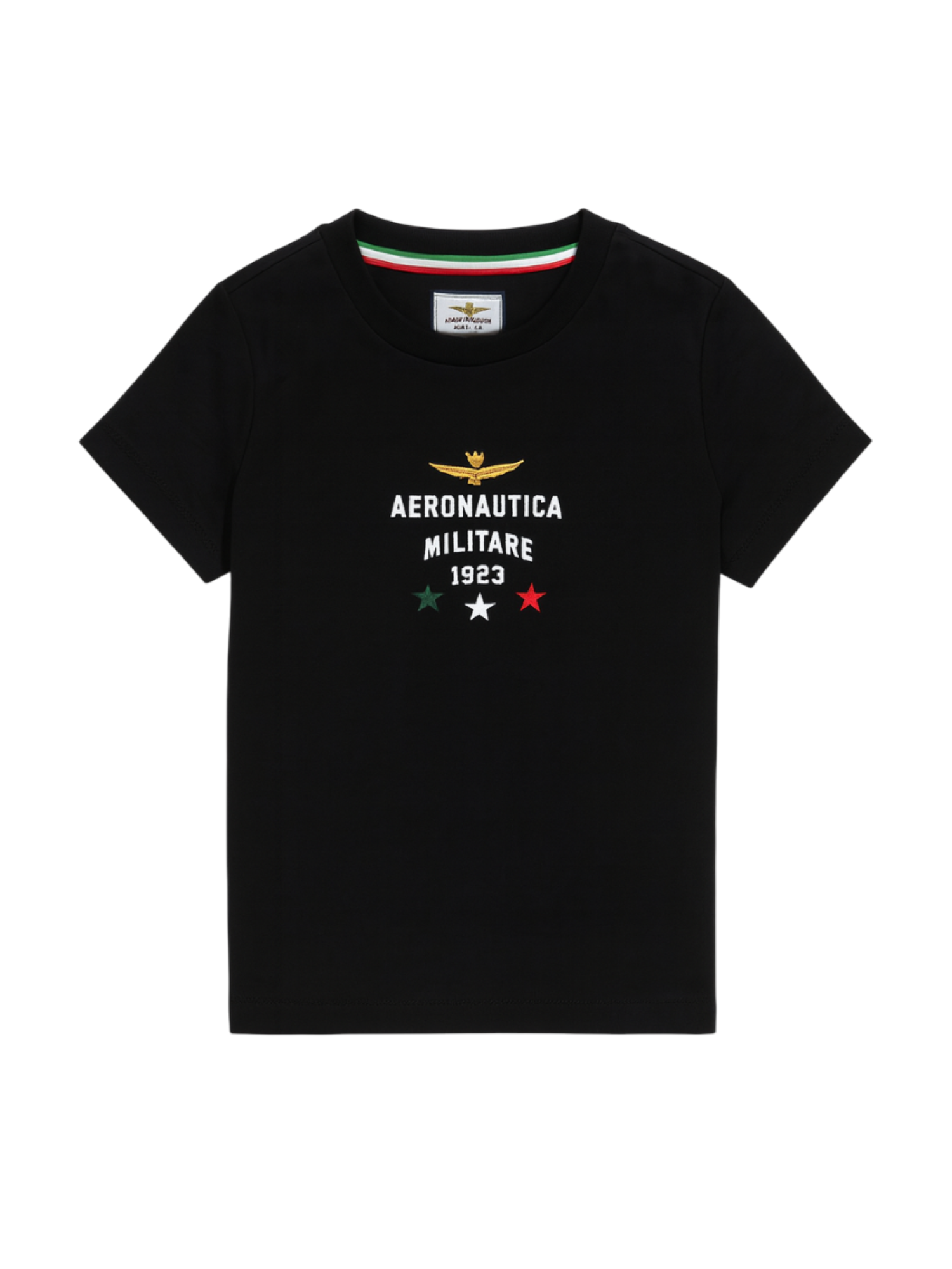 Aeronautica Militare T-shirt bambino manica corta nero 252TS0048A N01 AERONAUTICA MILITARE 