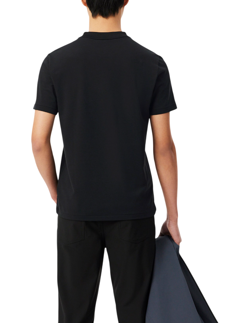 Lacoste T-shirt manica corta uomo in piquè nero TH5060 031 LACOSTE 