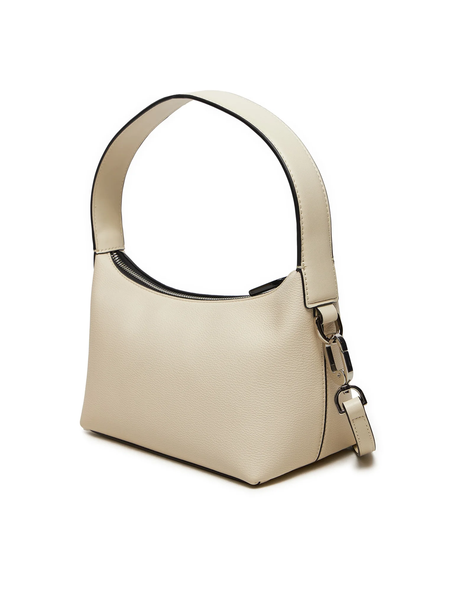 Karl Lagerfeld Jeans borsa a spalla in ecopelle con logo avorio 245J3009 J329 KARL LAGERFELD 