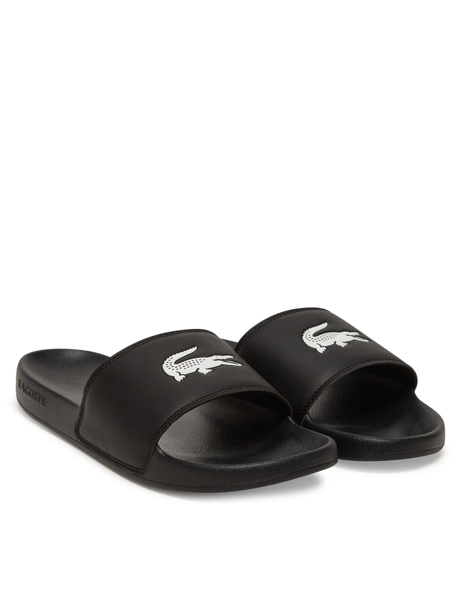 Lacoste ciabatte uomo Serve Slide con logo nero 49CMA0041 312 LACOSTE 