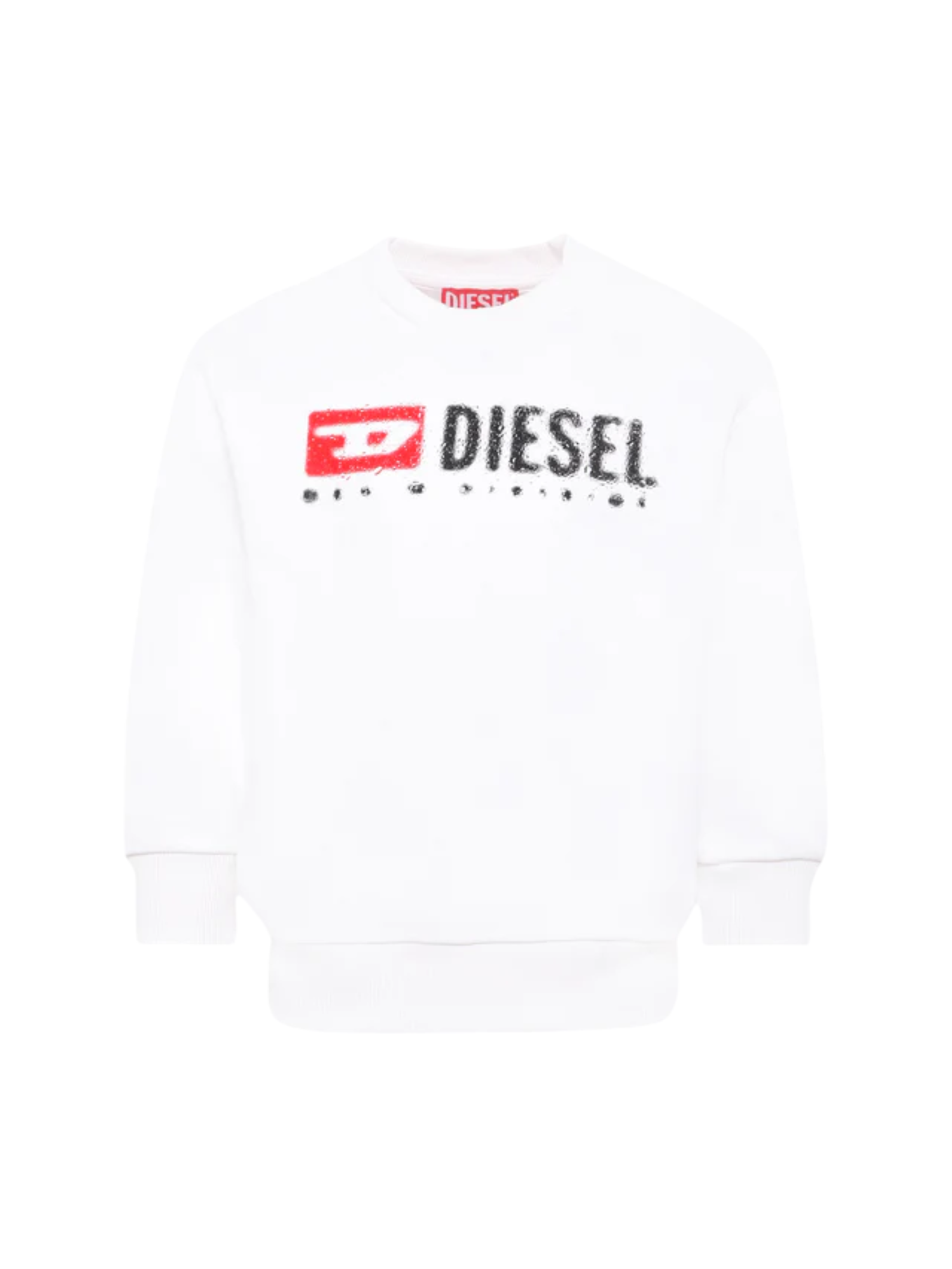 Diesel felpa Sdrops con logo bianco J02483-KYAZ3 K100 DIESEL 